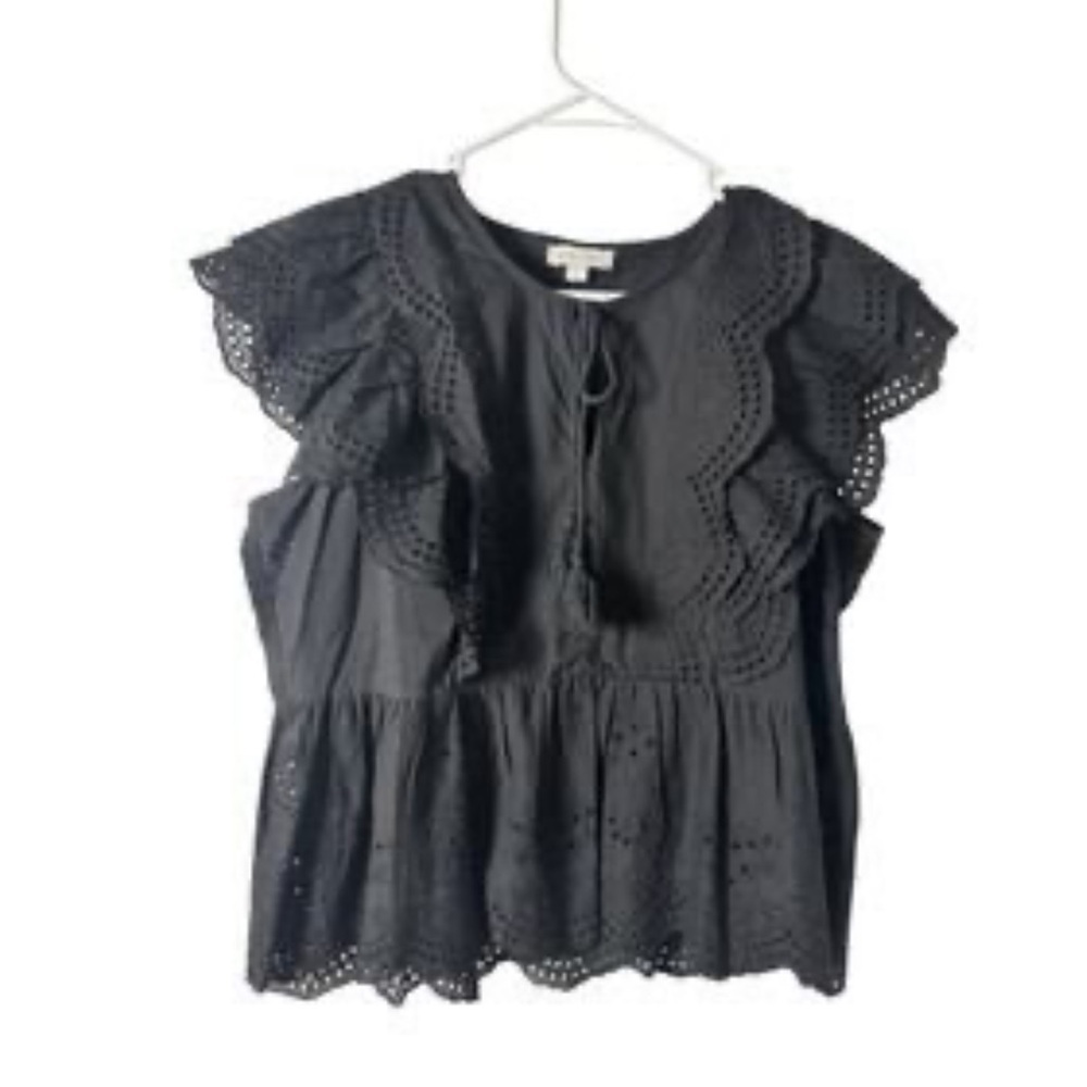 Jennifer & Grace embroidered top